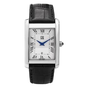 ESQ by Movado Men's Filmore Black Genuine Leather Strap Watch #07300983