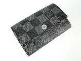(<strong>ルイヴィトン</strong>)LOUIS VUITTON ダミエグラファイト 6連キーケース[ミュルティクレ6] N62662 並行輸入品