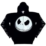 Nightmare Before Christmas - Sporty Jack Ladies Zip Hoodie