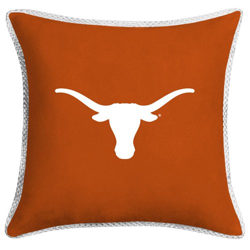 Texas Longhorns Burnt Orange MVP Microsuede Accent Pillow