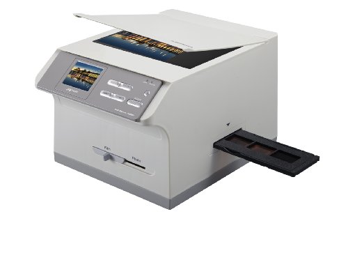 Jaytech PAD-Scanner PS989 Dia-/Film Scanner (14 Megapixel, 15,5 cm (6,1 Zoll) TFT-Display, 32MB Speicher, USB 2.0) wei&szlig;