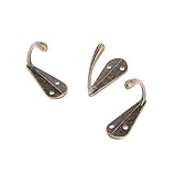 5枚入り アンティーク調 壁フック 亜鉛合金製 レトロ壁フック 帽子/壁掛け ハンガー C113