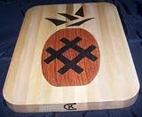 Cutting Board with Pineapple Design