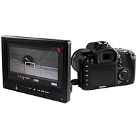 COOLLCD HD2 7-Inch HDMI Monitor with HDMI in HDMI out Component in Composite in for DSLR CANON 5D 7D