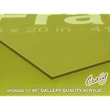 16x24 Acrylic for Picture Frame Poster Frame .06 Gallery Quality (CFACRC)