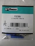 Panduit - Network connector - SC single mode (M) - fiber optic - ( EIA/TIA-604-3 ) - blue