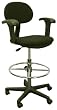 Multi Function Drafting Stool, W/ Adjustable Arms