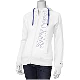 Columbia Kentucky Wildcats White Ladies Big Screen Full Zip Hoody Sweatshirt