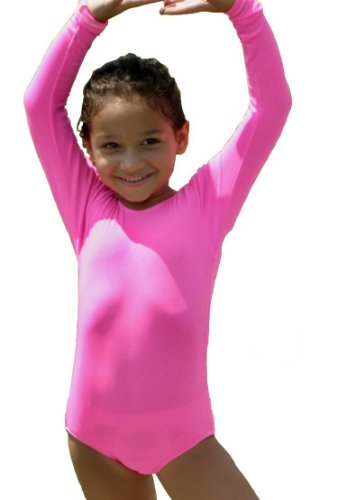 Long Sleeve Kid's Leotard available in 30 Colors!