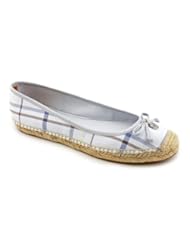 Coach Royce Womens Size 8.5 Blue Textile Flats Shoes