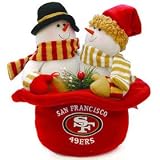 San Francisco 49ers Snowmen Top Hat Show Off Your Holiday And Team Spirit