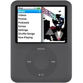 Rix iPod nano 3G用シリコンケース 液晶保護シート付 ブラック RX-IPS3GNAB