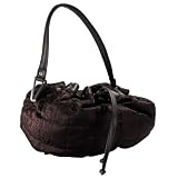 Gianfranco Ferre GFF WX5BVA 80566 U254 Brown Signature Ferre Print Nylon Shoulder Bag