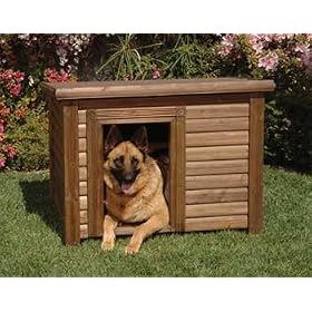 Precision Pet Luxury Outback Log Cabin, Large 41x31x31"