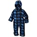 Columbia Baby Snowtop Ii Bunting, Super Blue Buffalo, 6/12
