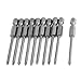 Uxcell a13110200ux0512 65mm Long PH1 Phillips Cross Head Magnetic Power Driver Bits (Pack of 10)