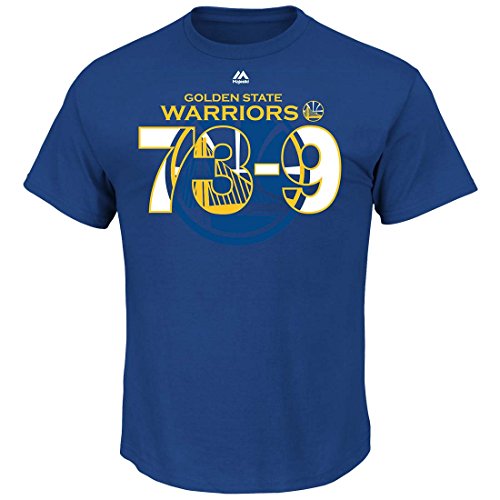 Golden State Warriors 73-9 Best Record Ever Majestic T Shirt