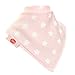 Zippy Fun Baby Bandana Drool Bibs (4 Pack Gift Set) Pink and White