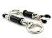 Heart 2 Heart Nipple Clamps Barrel with Bully Ring, Chrome