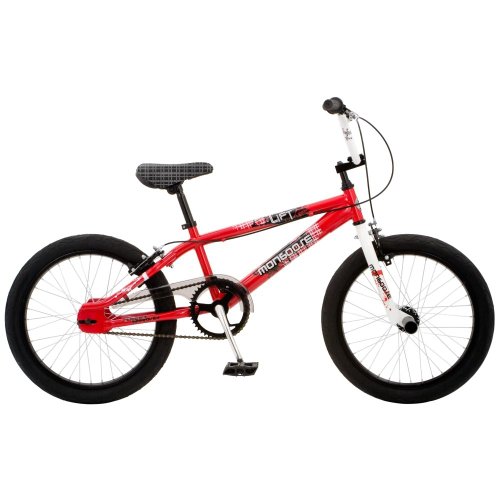Mongoose Boy's Lift 20-Inch Freestyle Bike, Red