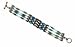 Turquoise Native Indian Marquise and Round Beads Toggle Clasp Bracelet picture