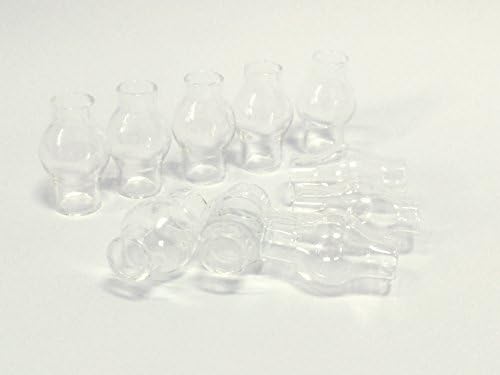 Glass Globe Tank, Clear Replacement Pyrex Glass Tube for Glass Globe Tank (Pack of 10)