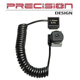 Precision Design E-TTL Off-Camera Flash Cord for Canon Digital SLR Cameras