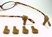 SPEC TABS - Eye Glasses NON SLIP Holders - Grip Spectacles Sunglasses Holders x 6