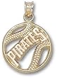 Pittsburgh "Pirates" Pierced Bball Charm/Pendant