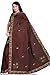 Brown Malai/Art Silk Indian Sari