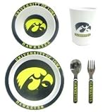 Iowa Hawkeyes 5 Piece Children's Dinner Set