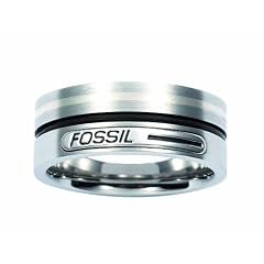 FOSSIL Herrenring Edelstahl 18 mm JF82708040508