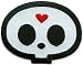 Skelanimals TV Cartoon Patch - 2.25 Heart Skull