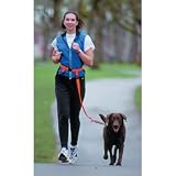 The Buddy System - Hands Free Leash - Regular Dog System - Red Regular