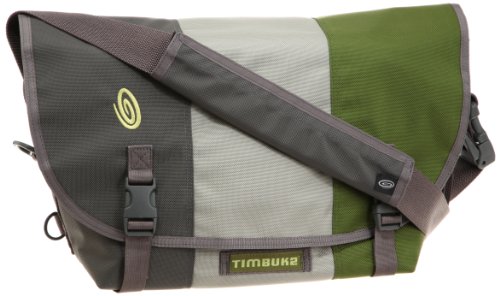 Timbuk2 Classic Messenger Bag, Gunmetal/Cement/Algae Green, Medium