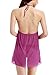 Adorneve Deep V-neck Halter Transparent Lace Sexy Lingerie Underwear Sleepwear