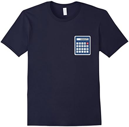 Men's Funny Calculator joke (80085 = BooBS) Medium Navy