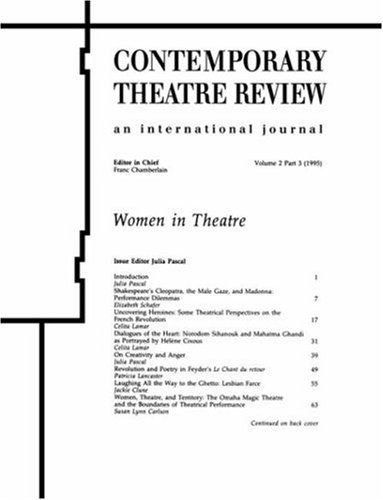 Women in Theatre 2£3 (Women in Theatre, Part 3)