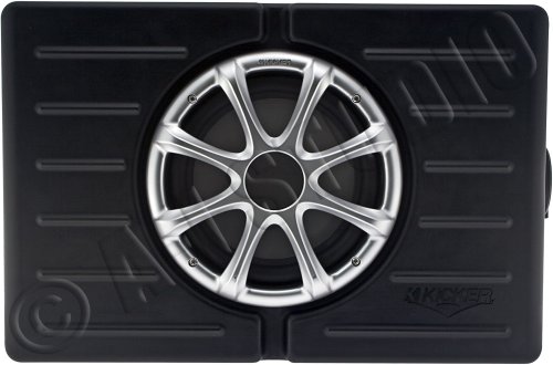 Kicker 09SKM10 KM Series 10-Inch Marine Subwoofer and Sub Box