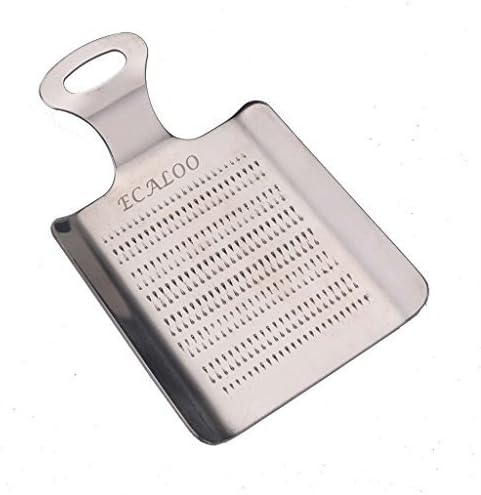 ECALOO Kitchen Tool Stainless Steel Shovel-shaped Food Grater for Ginger,Garlic,Fruits and Root Vegetables by ECALOO