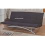 Silver Finish Metal Futon Frame