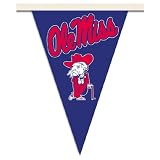 NCAA Mississippi Rebels 25 Foot Party Pennant Flags