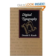 Digital Typography (Center for the Study of Language and Information - Lecture Notes)