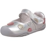 pediped Grip-N-Go Giselle Mary Jane (Toddler),Silver,19 M EU (4-4.5 M US Toddler)