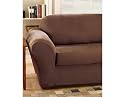 Sure Fit "Stretch Suede" Loveseat, Separate Seat Taupe