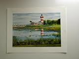 18Th At Harbor Town - Artist: Furmanski - Art Print Poster Size: 26.00 by 20.00 inches