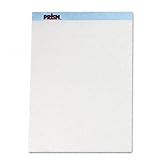TOPS® Prism+ Quadrille Perforated Pads, 8-1/2 X 11-3/4, Blue, 50 Sheets/Pad