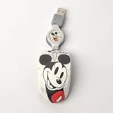 Mickey Mouse Retractable Scroll Optical Mouse