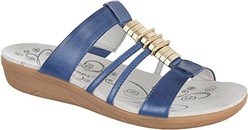 Bare Traps Womens Joyful Casual Sandals 9 Blue