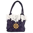 Ship's Wheel Large Bow Bucket Purse